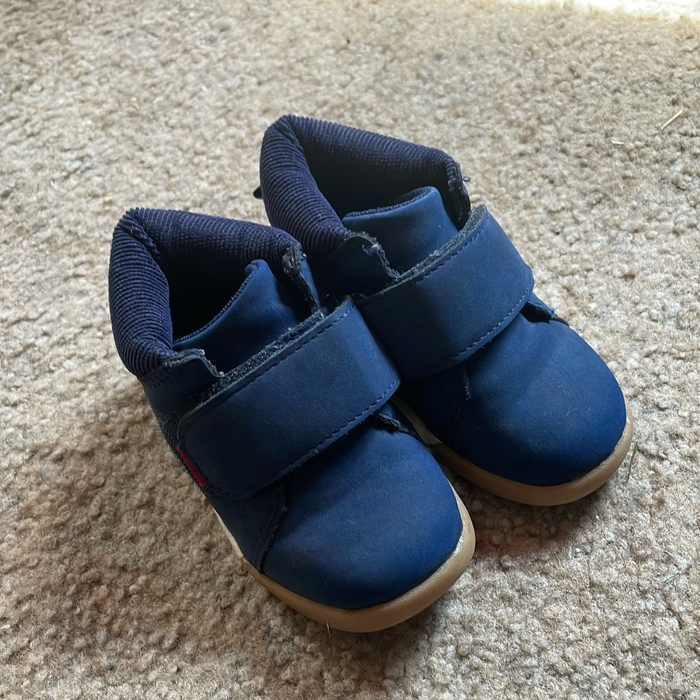 Wonder Nation Toddler Boys Size 5 Blue High Tops